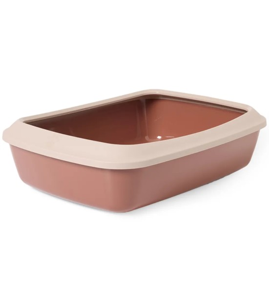 Туалет открытый Iriz для кошек, цвета Тоскана красный (Savic)