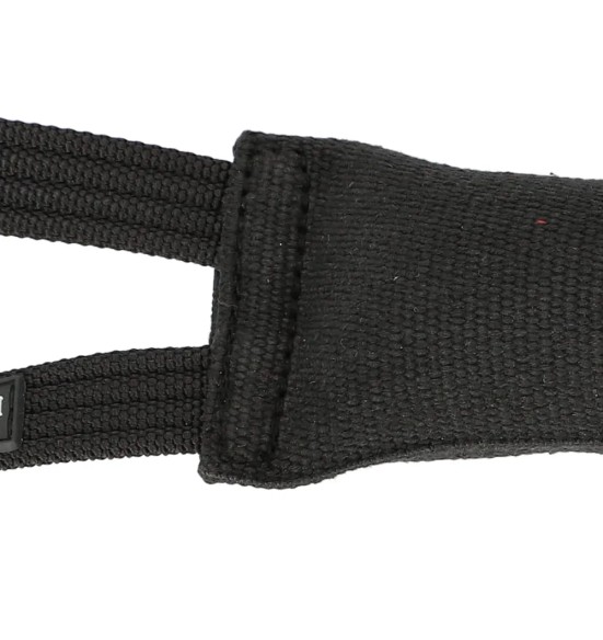 Ухватка для собак из хлопковой ткани, с одной петлей, чёрная (Dingo Gear)