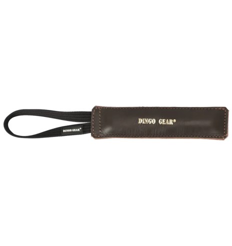 Кусалка из натуральной кожи с одной петлей, коричневая (Dingo Gear)