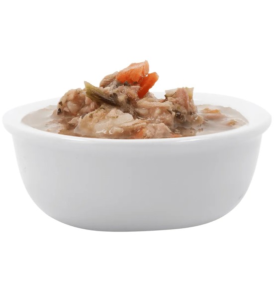 Lucky Lou Extra Food tuunifilee ja köögiviljad puljongis, konserv kassile 70 g