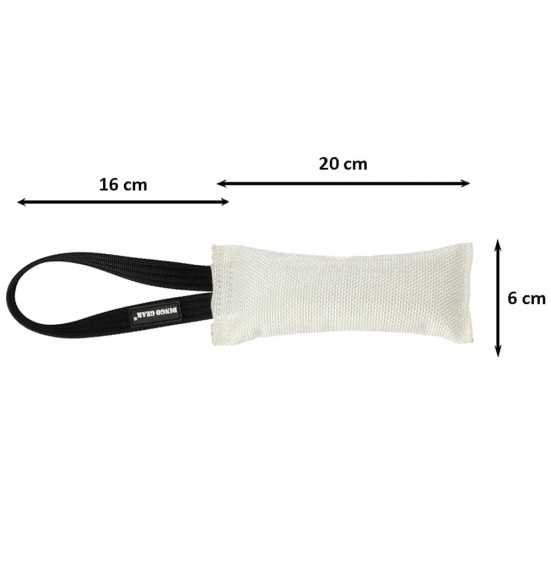 Patukas / nuts tuletõrjevoolikust, ühe aasaga, valge (Dingo Gear)