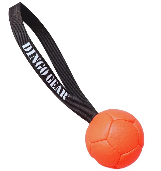 Nahast pall aasaga, täispuhutav, neoonoranž (Dingo Gear)