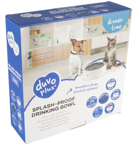 Pritsmevaba joogikauss lemmikloomale, ümmargune (Duvoplus)