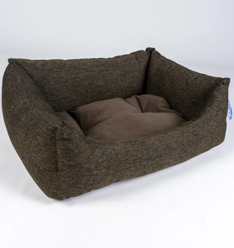 Лежанка для собаки со съемной мягкой подушкой,...