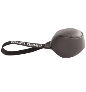 Lame patukas-nuts naturaalsest nahast, kahe aasaga, must (Dingo Gear)–Nahast nuts–Dingo Gear–Valgekihv 2