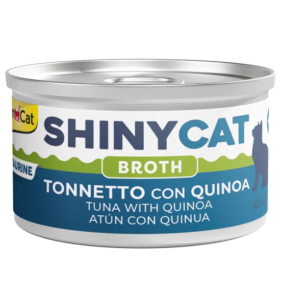 ShinyCat kassikonserv, tuunikala ja kinoa puljongis (GimCat)