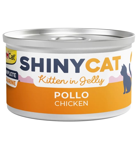 Корм консервированный для котят ShinyCat куриное мясо в желе (GimCat)