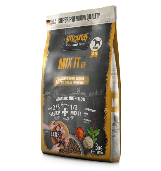 Корм дополнительный BELCANDO MIX IT GF, добавка к сырому корму для собак