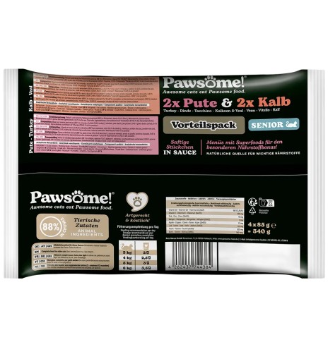 Pawsome! einekotikesed Senior kassidele, MIX...