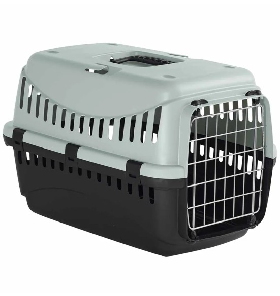 Транспортная переноска для домашних животных с дверцей из металлической сетки Gipsy Eco (Duvoplus)