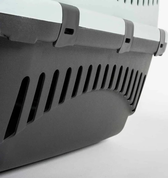 Транспортная переноска для домашних животных с дверцей из металлической сетки Gipsy Eco (Duvoplus)