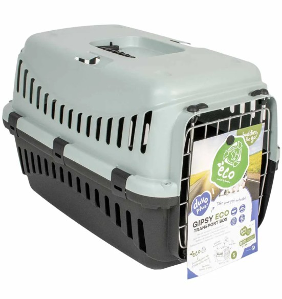 Транспортная переноска для домашних животных с дверцей из металлической сетки Gipsy Eco (Duvoplus)