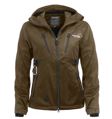 Jope naistele, veekindel ja tuulekindel, pruun...
