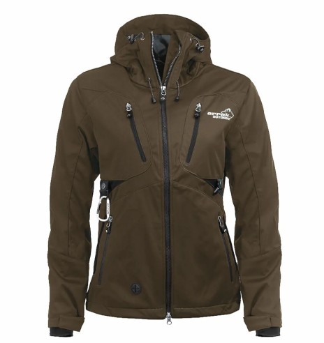 Jope naistele, veekindel ja tuulekindel, pruun...