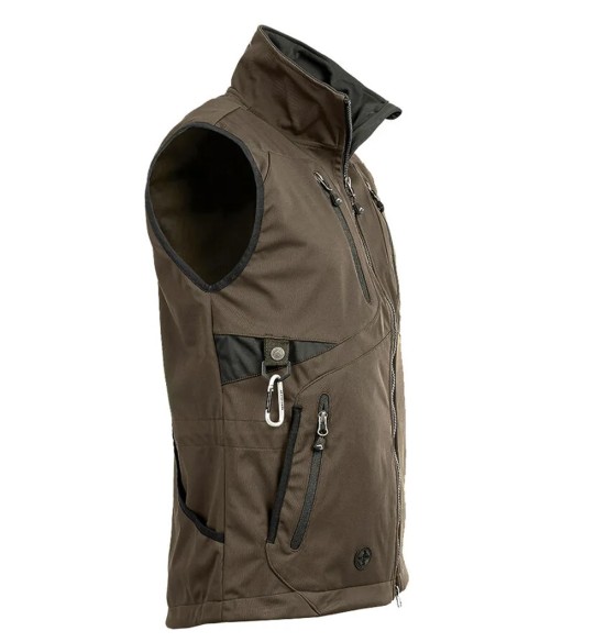 Vest meestele, veekindel ja tuulekindel, pruun Acadia Softshell, koerajuhile (Arrak)