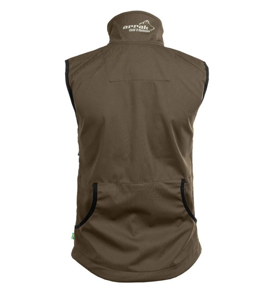 Vest meestele, veekindel ja tuulekindel, pruun Acadia Softshell, koerajuhile (Arrak)