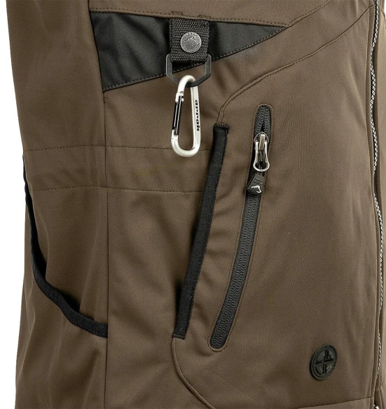 Vest meestele, veekindel ja tuulekindel, pruun Acadia Softshell, koerajuhile (Arrak)
