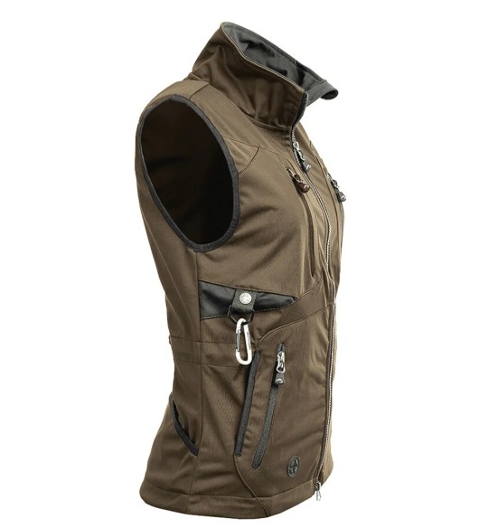 Vest naistele, veekindel ja tuulekindel, pruun Acadia Softshell, koerajuhile (Arrak)