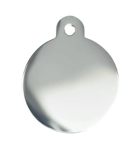 Кулон с гравировкой для собаки, круглый с...