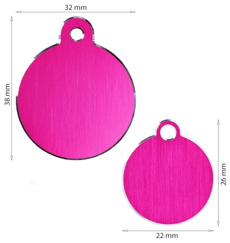 Graveeritud ripats koerale, ümar koera...