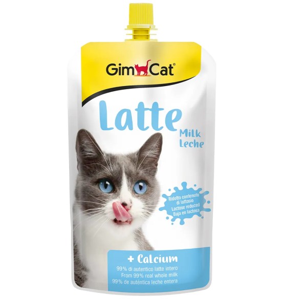 GimCat piim kassidele, vähendatud laktoosisisaldusega kassipiim (Latte Milk)