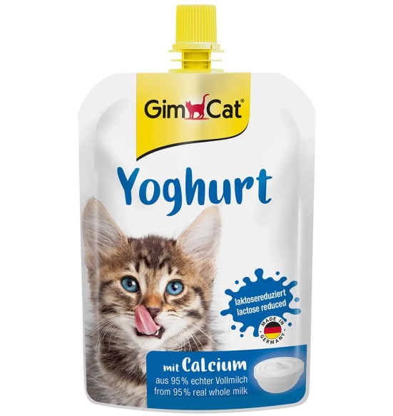 Йогурт для кошек с пониженным содержанием лактозы (GimCat Yoghurt)