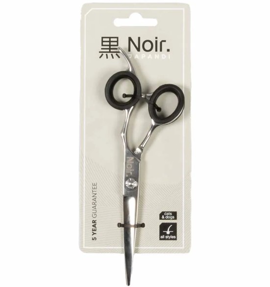 Sirged käärid koera ja kassi karvade lõikamiseks, grooming (Noir Japandi)