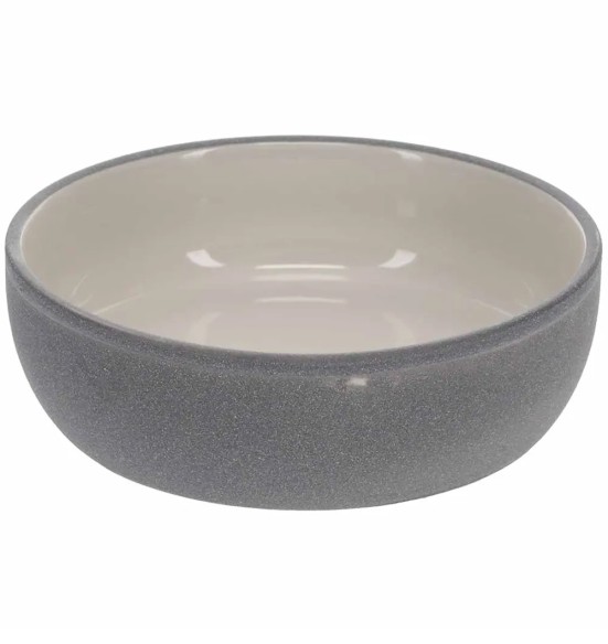 Керамическая миска, голубовато-серая, Stone Sandy Ocean (Duvoplus)