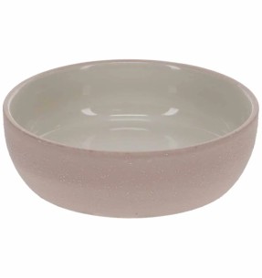 Керамическая миска, розовая, Stone Sandy Ocean (Duvoplus)