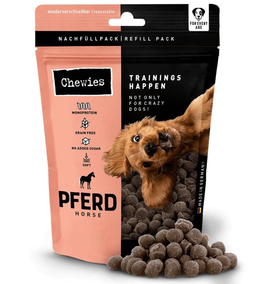 Chewies treeningmaius koerale hobuselihaga Trainings-Happen, teraviljavaba, monovalguline, kotikeses (Pets Nature)