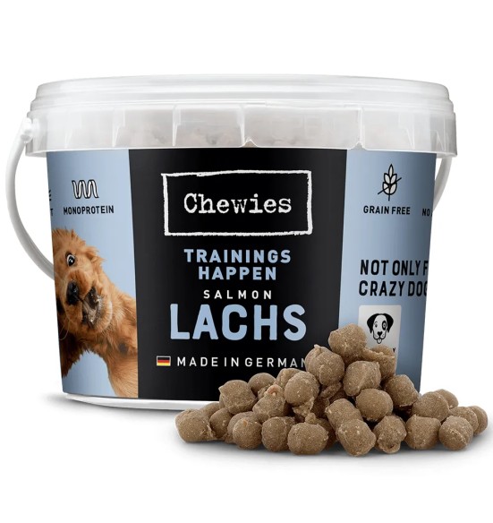 Chewies koerte treeningmaius lõhega Trainings-Happen, teraviljavaba, monoproteiin (Pets Nature)