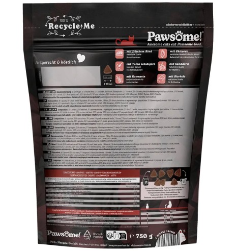 Pawsome! Fresh & Dry kuivtoit steriliseeritud...