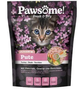 Pawsome! Fresh & Dry сухой корм для котят с индейкой,... 2