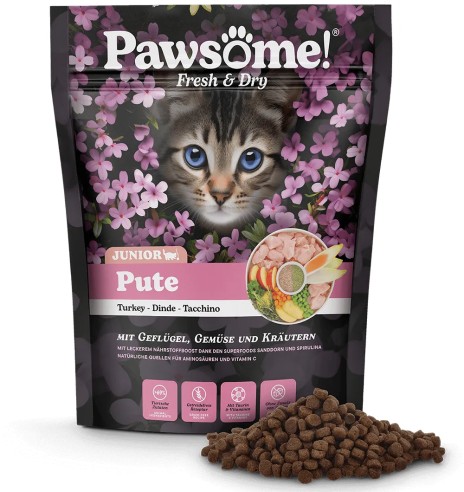 Pawsome! Fresh & Dry kuivtoit kassipojale,...