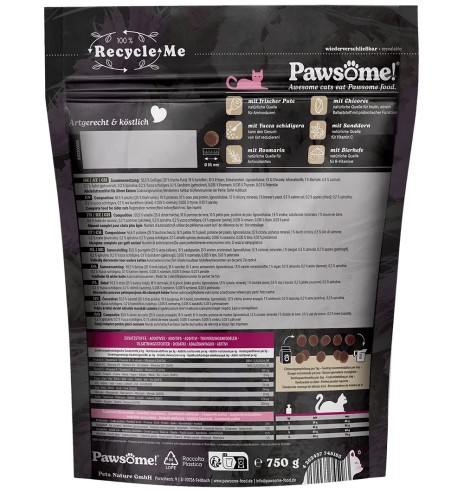 Pawsome! Fresh & Dry kuivtoit eakale kassile,...