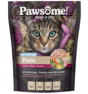 Pawsome! Fresh & Dry сухой корм для пожилых кошек с... 2