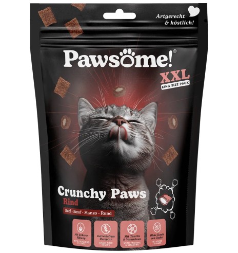 Pawsome! Crunchy Paws kassimaius, krõbedad...