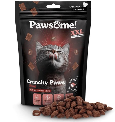 Pawsome! Crunchy Paws kassimaius, krõbedad...