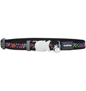 Kaelarihm kassile, disainmustriga Breezy Love Pink (Red Dingo)–Kaelarihmad–Red Dingo–Valgekihv