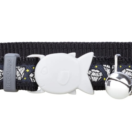 Kassi kaelarihm disainmustriga Diamond Black...