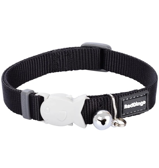 Kassi kaelarihm must, Classic Black (Red Dingo)