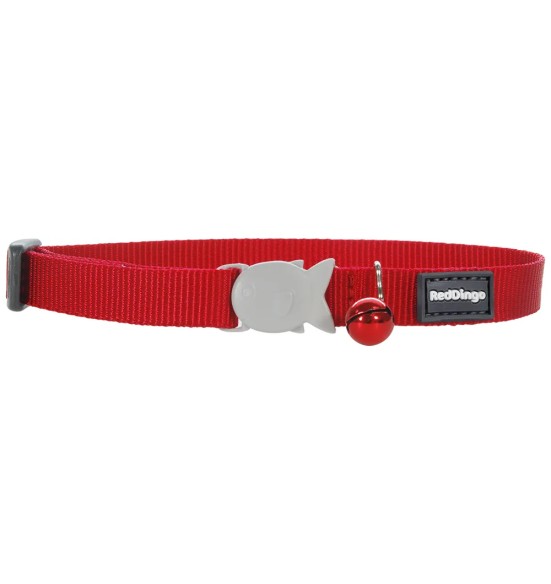 Ошейник для кошек, красный Classic Red (Red Dingo)