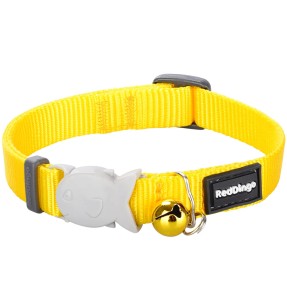 Ошейник для кошек с дизайнерским принтом Paw Impressions Red (Red Dingo) – Ошейники для кошек – Red Dingo – Valgekihv