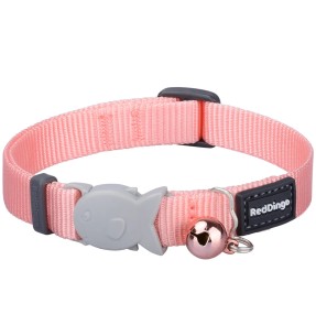 Ошейник для кошек с вытканным дизайнерским узором Gingham Hot Pink (Red Dingo) – Ошейники для кошек – Red Dingo – Valgekihv