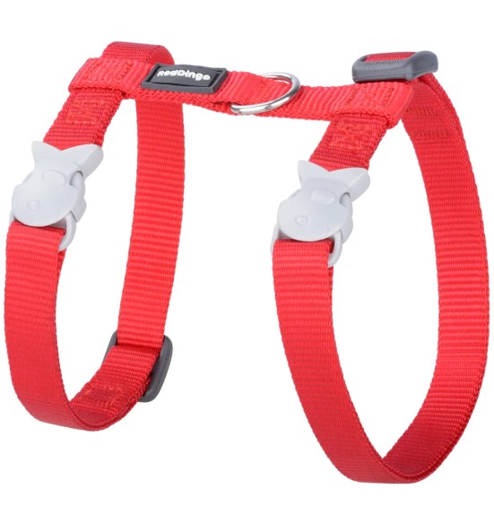 Kassi traksid ja jalutusrihm, punane Classic Red (Red Dingo)