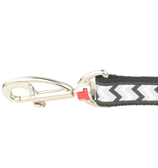 Поводок для собак со светоотражающим рисунком Reflective Ziggy Black (Red Dingo)