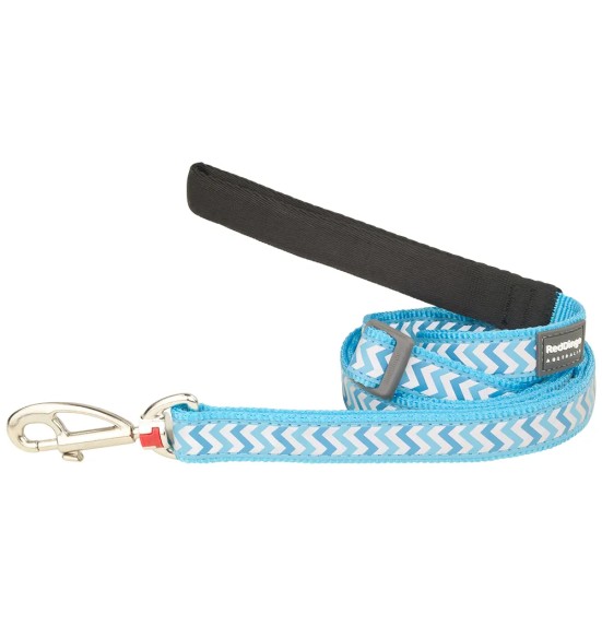 Jalutusrihm koerale, helkurmustriga Reflective Ziggy Turquoise (Red Dingo)