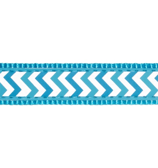 Поводок для собак со светоотражающим рисунком Reflective Ziggy Turquoise (Red Dingo)