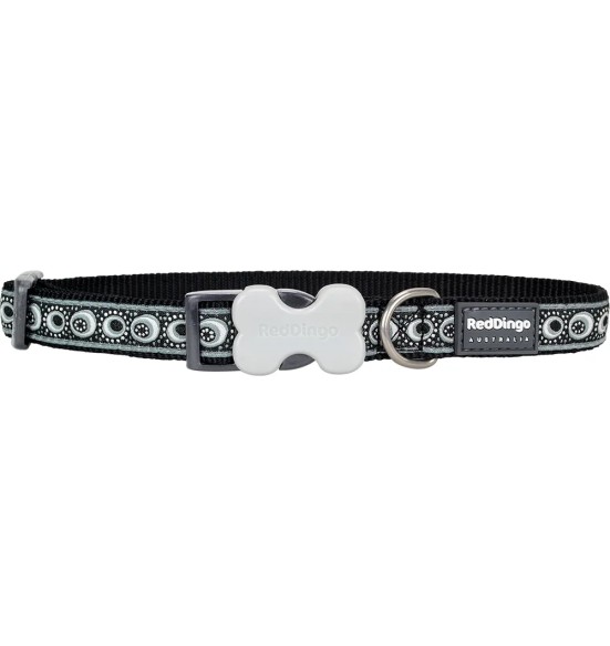 Kaelarihm koerale, disainmustriga Cosmos Black (Red Dingo)