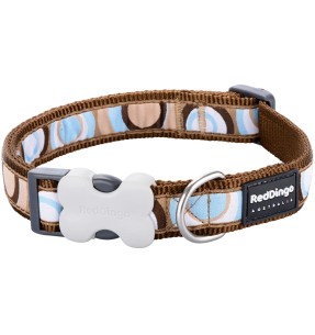 Kaelarihm koerale, helkuritega, must (Dogness Reflective)–Tekstiilist–Dogness–Valgekihv